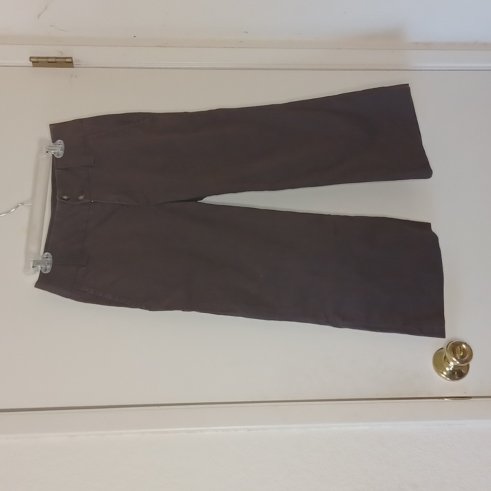 Banana Republic Factory brown cropped pants, sz 6